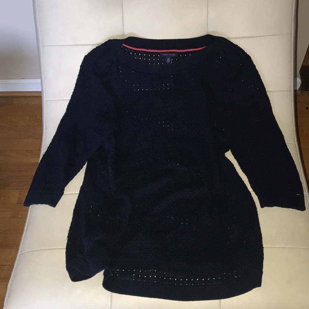 Tommy Hilfiger navy large sweater women’s mint